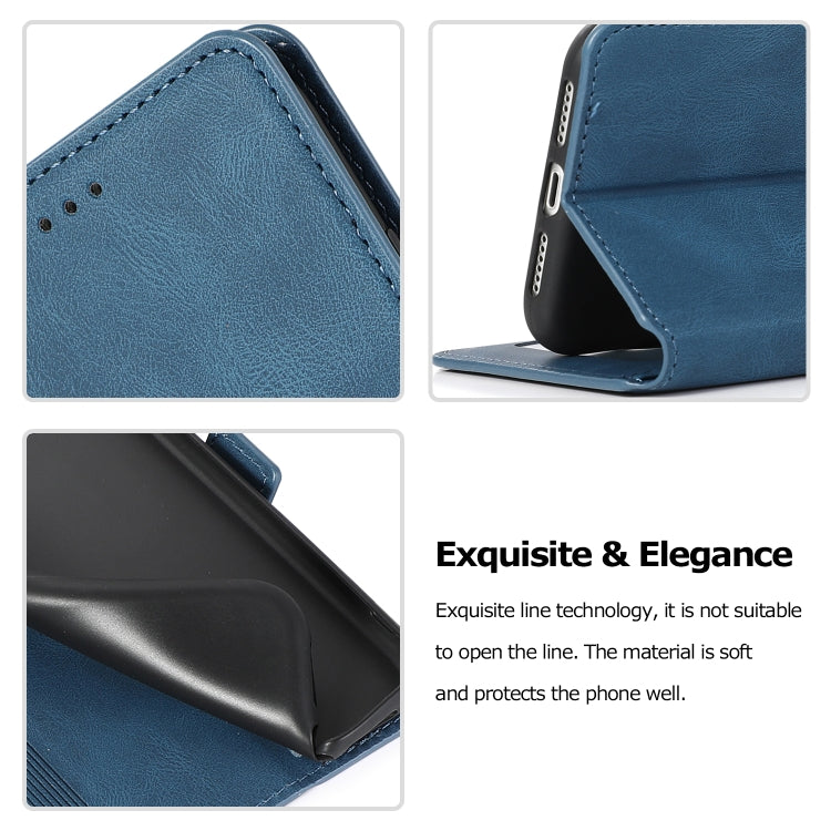 For iPhone 11 Retro Magnetic Closing Clasp Horizontal Flip Leather Case with Holder & Card Slots & Photo Frame & Wallet