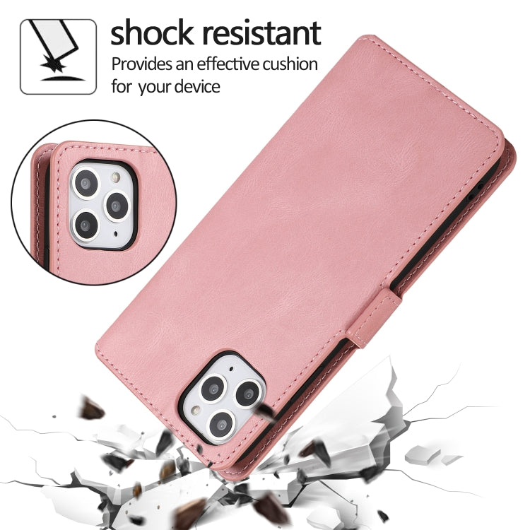 For iPhone 11 Pro Max Retro Magnetic Closing Clasp Horizontal Flip Leather Case with Holder & Card Slots & Photo Frame & Wallet