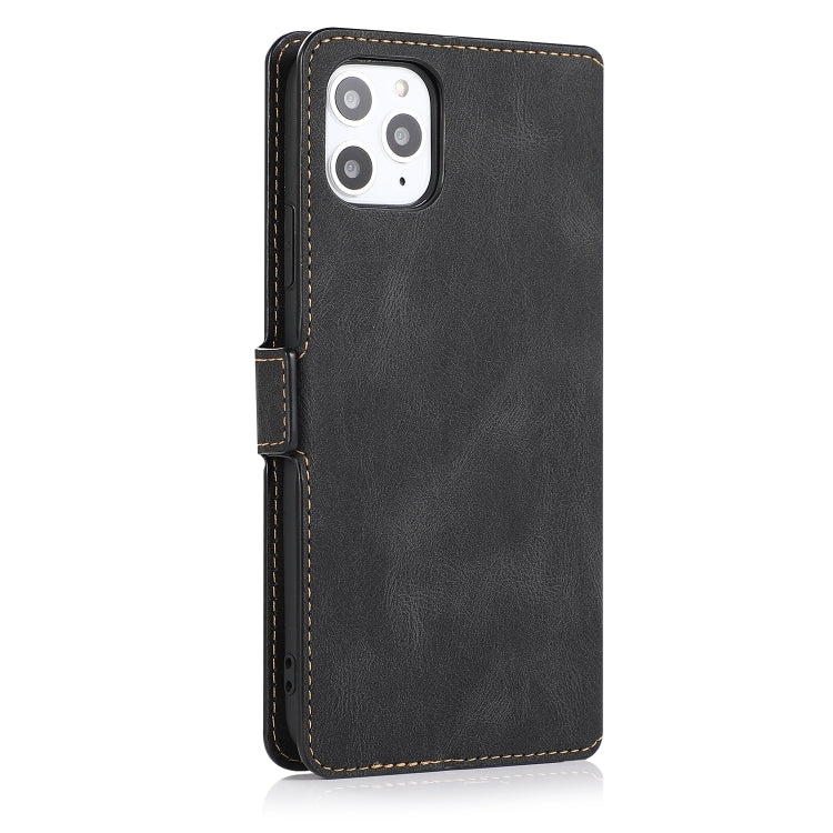For iPhone 11 Pro Max Retro Magnetic Closing Clasp Horizontal Flip Leather Case with Holder & Card Slots & Photo Frame & Wallet