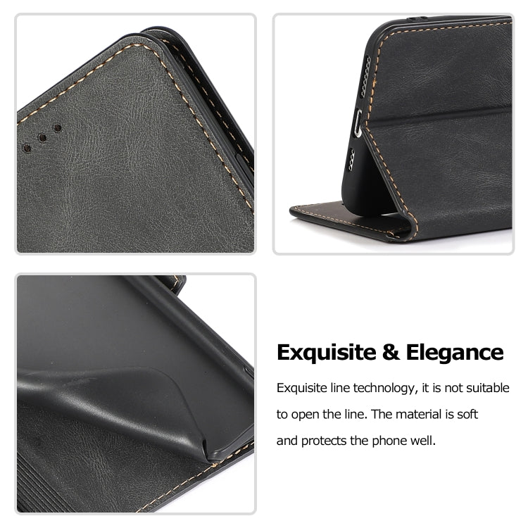 For iPhone 11 Pro Max Retro Magnetic Closing Clasp Horizontal Flip Leather Case with Holder & Card Slots & Photo Frame & Wallet
