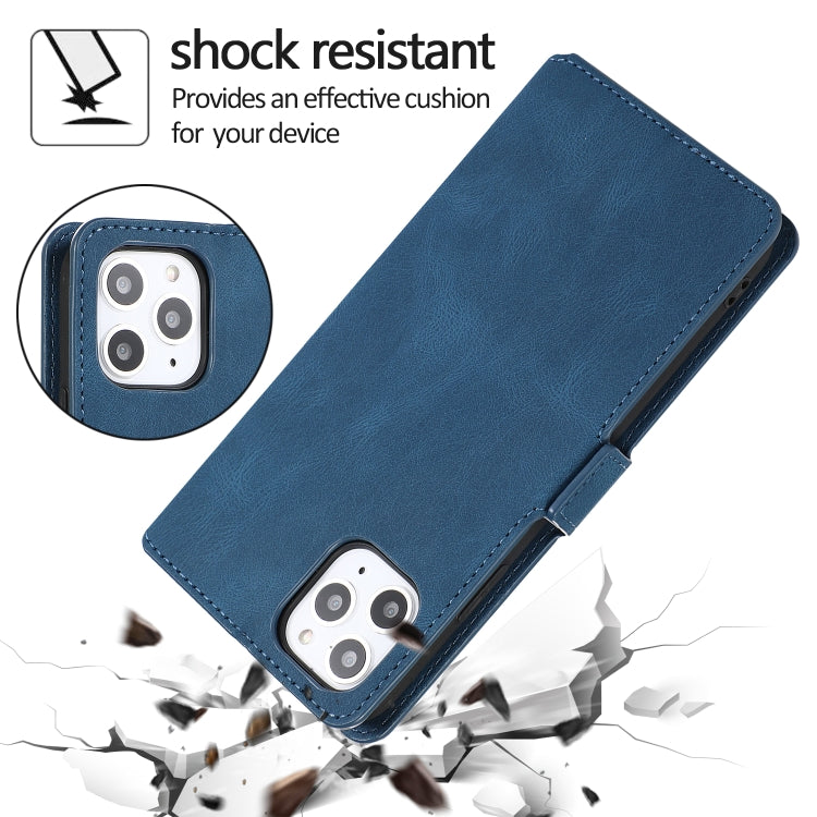 For iPhone 11 Pro Max Retro Magnetic Closing Clasp Horizontal Flip Leather Case with Holder & Card Slots & Photo Frame & Wallet