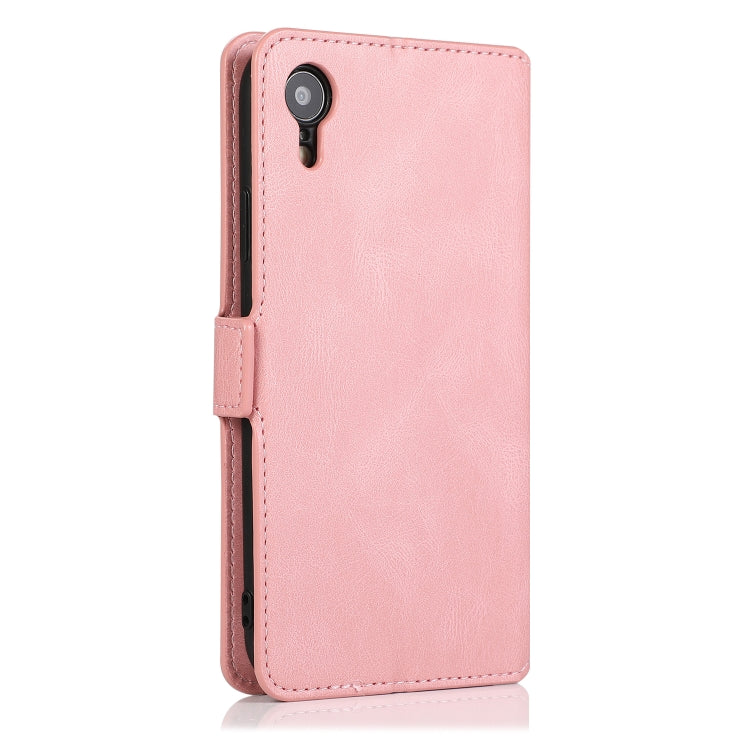 For iPhone XR Retro Magnetic Closing Clasp Horizontal Flip Leather Case with Holder & Card Slots & Photo Frame & Wallet