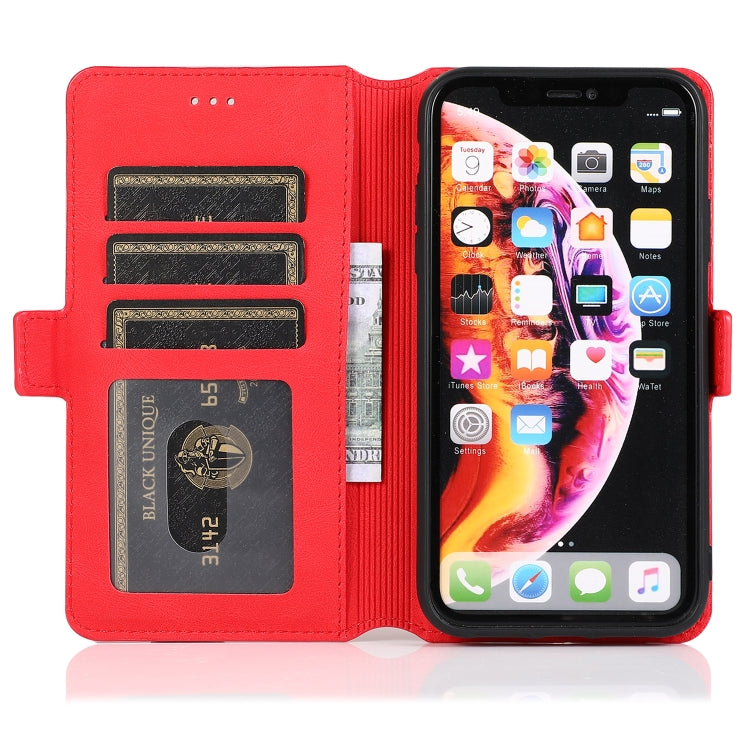 For iPhone XR Retro Magnetic Closing Clasp Horizontal Flip Leather Case with Holder & Card Slots & Photo Frame & Wallet
