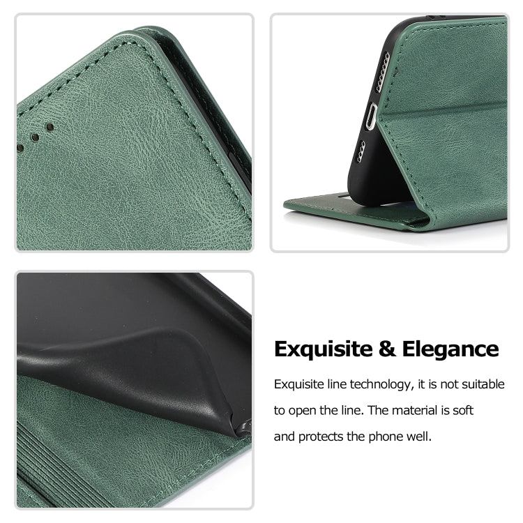 For iPhone XS Max Retro Magnetic Closing Clasp Horizontal Flip Leather Case with Holder & Card Slots & Photo Frame & Wallet