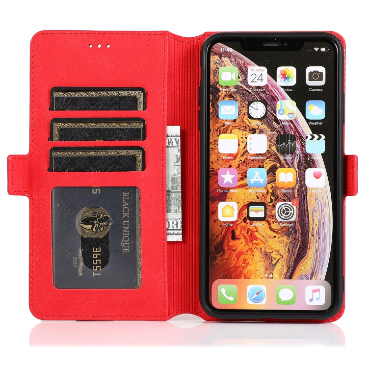 For iPhone XS Max Retro Magnetic Closing Clasp Horizontal Flip Leather Case with Holder & Card Slots & Photo Frame & Wallet