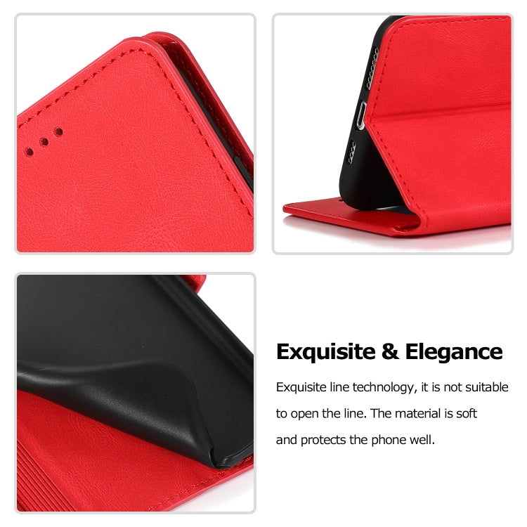 For iPhone XS Max Retro Magnetic Closing Clasp Horizontal Flip Leather Case with Holder & Card Slots & Photo Frame & Wallet