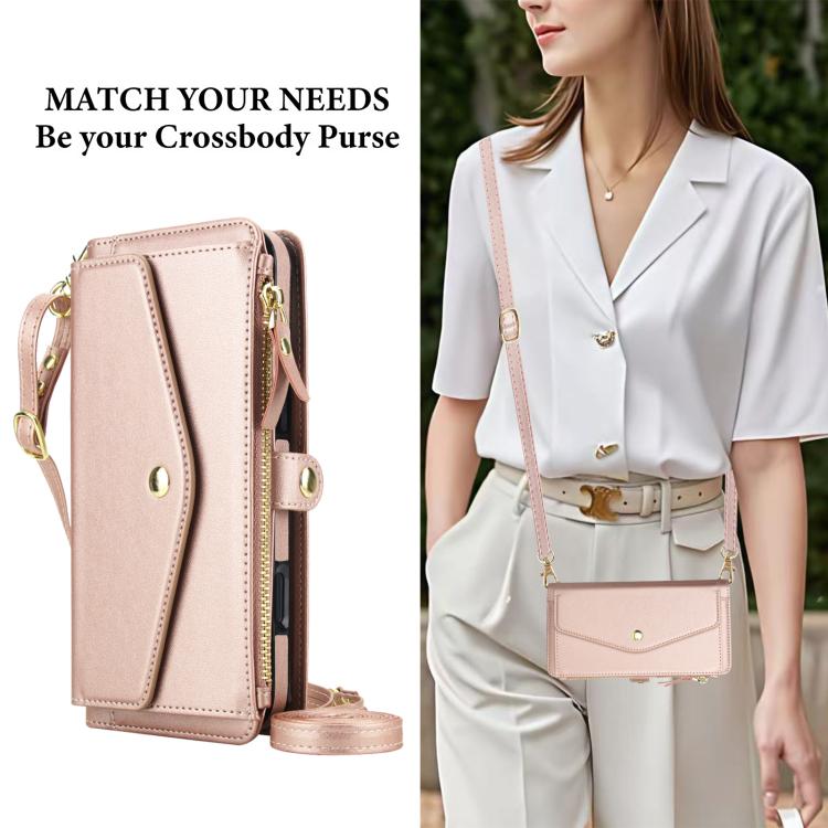 For iPhone 16 Pro Max Multifunctional Wallet Detachable Leather Phone Case with Lanyard