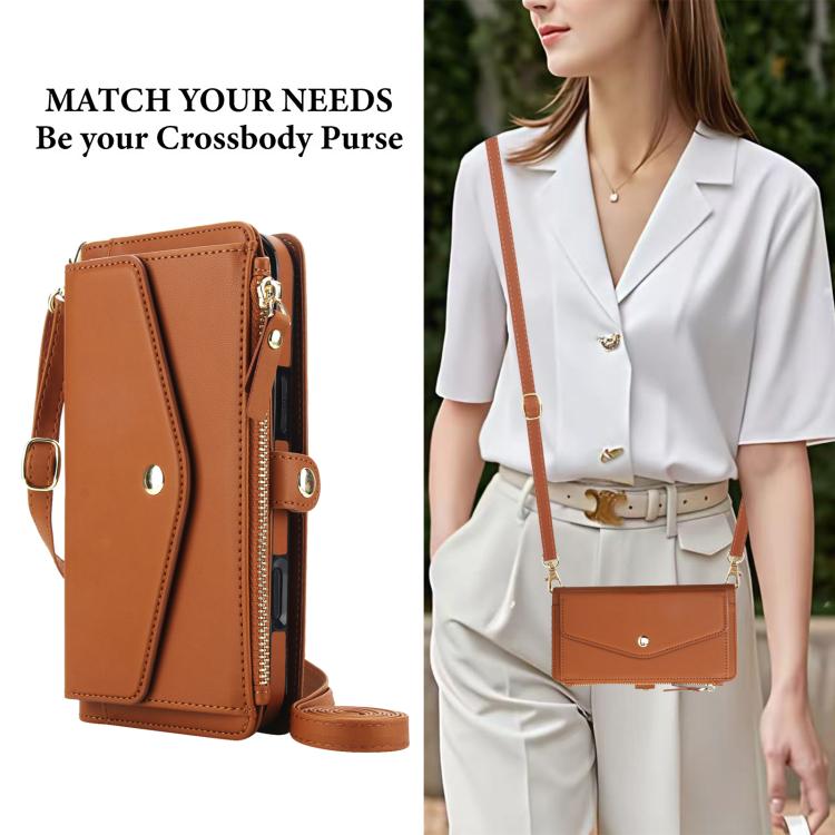 For iPhone 16 Pro Max Multifunctional Wallet Detachable Leather Phone Case with Lanyard