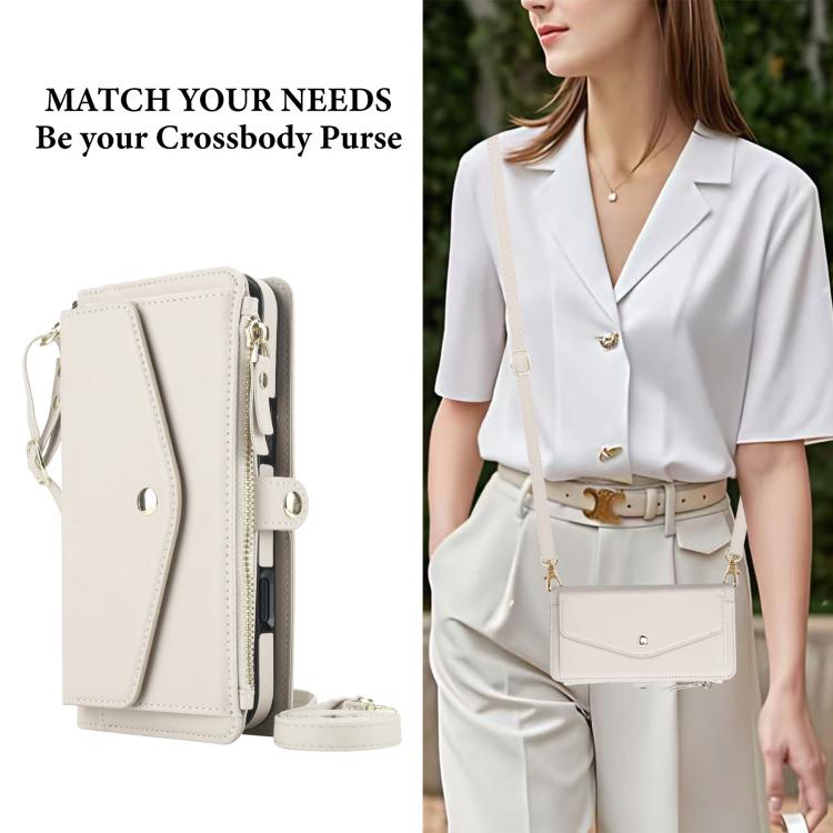 For iPhone 16 Plus Multifunctional Wallet Detachable Leather Phone Case with Lanyard