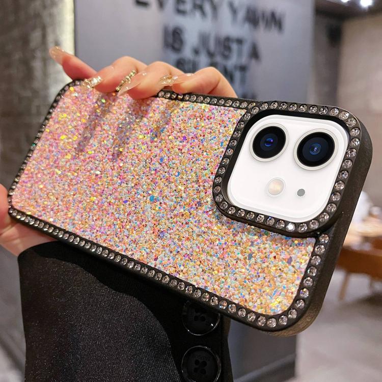 For iPhone 11 Diamond Glitter Shiny Surface TPU Phone Case