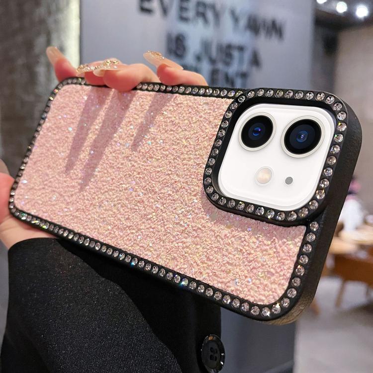 For iPhone 12 Diamond Glitter Shiny Surface TPU Phone Case