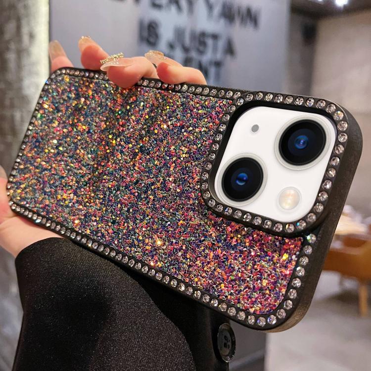 For iPhone 15 Diamond Glitter Shiny Surface TPU Phone Case