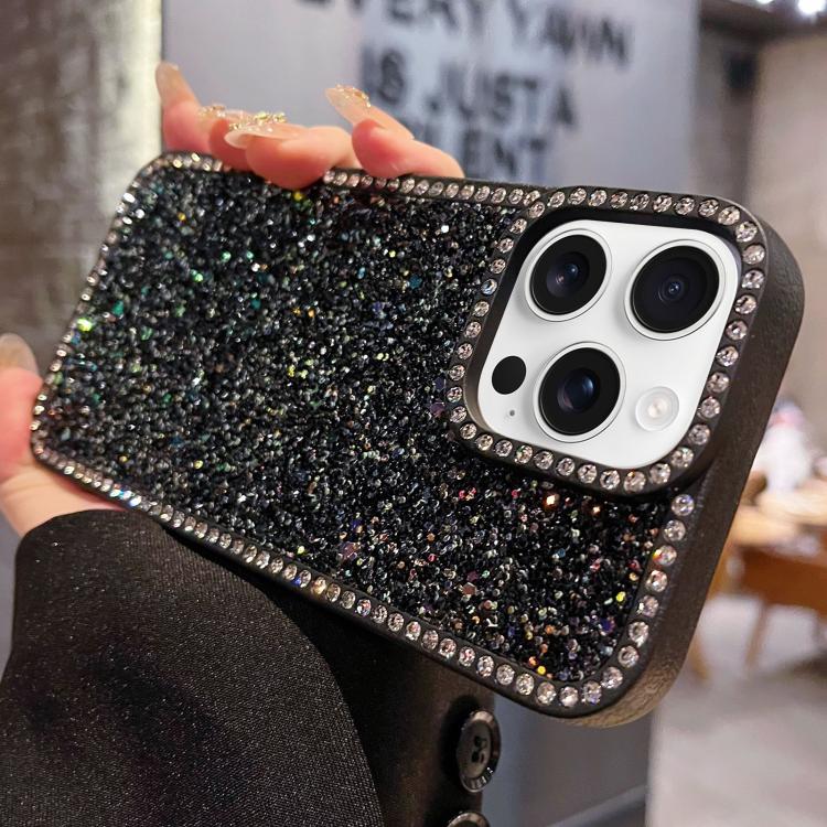 For iPhone 15 Pro Diamond Glitter Shiny Surface TPU Phone Case