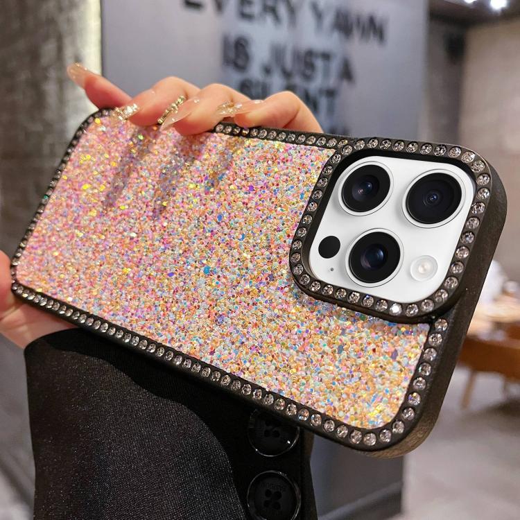 For iPhone 15 Pro Diamond Glitter Shiny Surface TPU Phone Case
