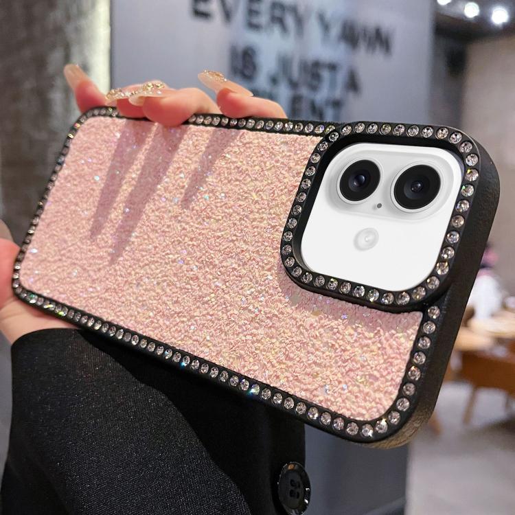 For iPhone 16 Diamond Glitter Shiny Surface TPU Phone Case
