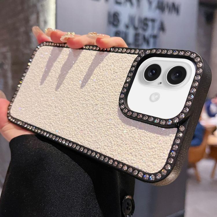 For iPhone 16 Diamond Glitter Shiny Surface TPU Phone Case