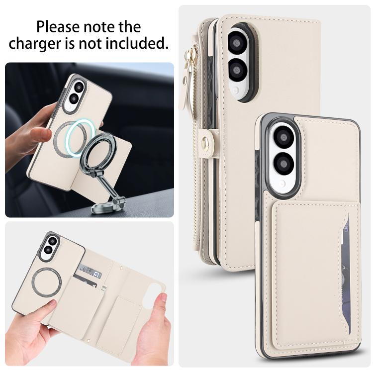 For Samsung Galaxy S25 Edge 5G Multifunctional Wallet Detachable Leather Phone Case with Lanyard