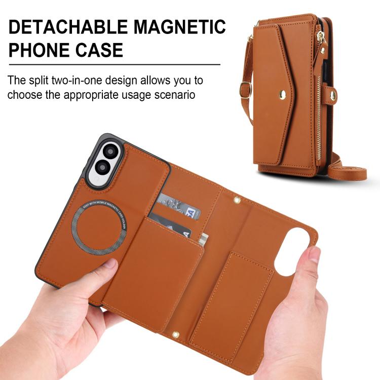 For Samsung Galaxy S25 Edge 5G Multifunctional Wallet Detachable Leather Phone Case with Lanyard