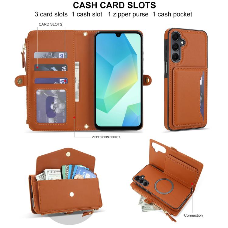 For Samsung Galaxy S23+ 5G Multifunctional Wallet Detachable Leather Phone Case with Lanyard