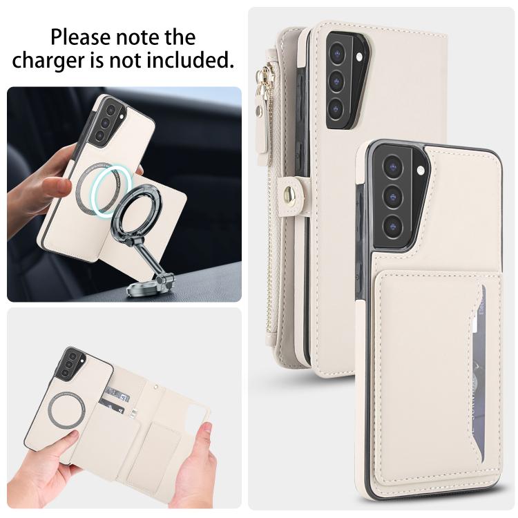 For Samsung Galaxy S21+ 5G Multifunctional Wallet Detachable Leather Phone Case with Lanyard
