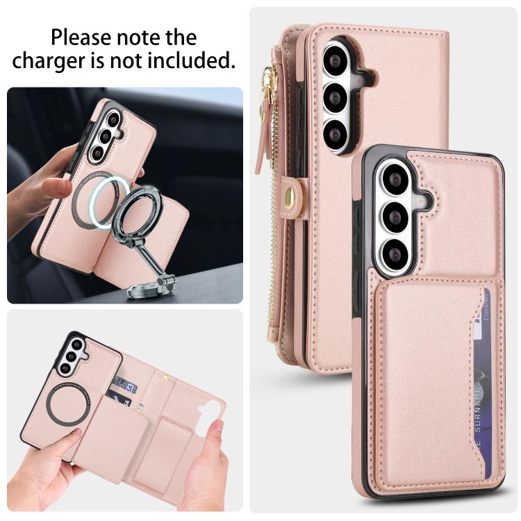 For Samsung Galaxy S26+ 5G Multifunctional Wallet Detachable Leather Phone Case with Lanyard