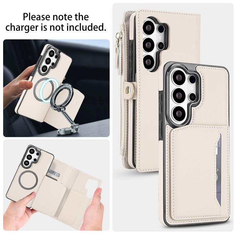 For Samsung Galaxy S26 Ultra 5G Multifunctional Wallet Detachable Leather Phone Case with Lanyard