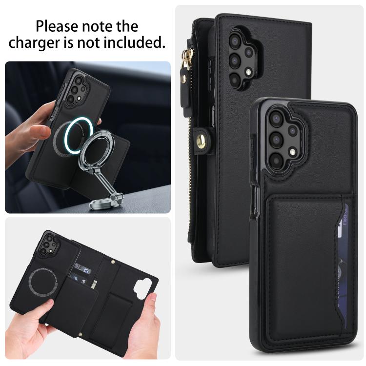 For Samsung Galaxy A13 4G / 5G Multifunctional Wallet Detachable Leather Phone Case with Lanyard