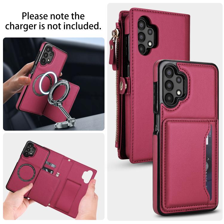 For Samsung Galaxy A13 4G / 5G Multifunctional Wallet Detachable Leather Phone Case with Lanyard