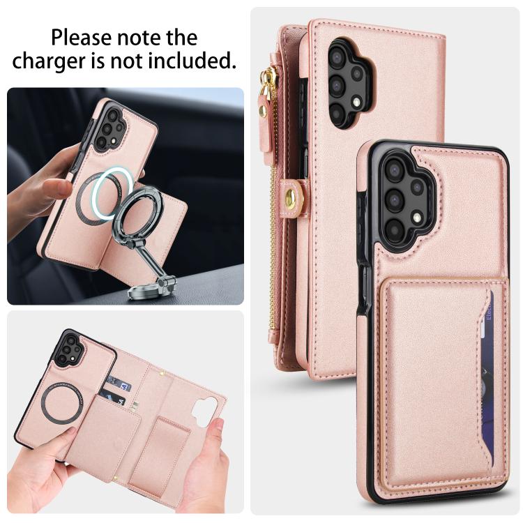 For Samsung Galaxy A13 4G / 5G Multifunctional Wallet Detachable Leather Phone Case with Lanyard