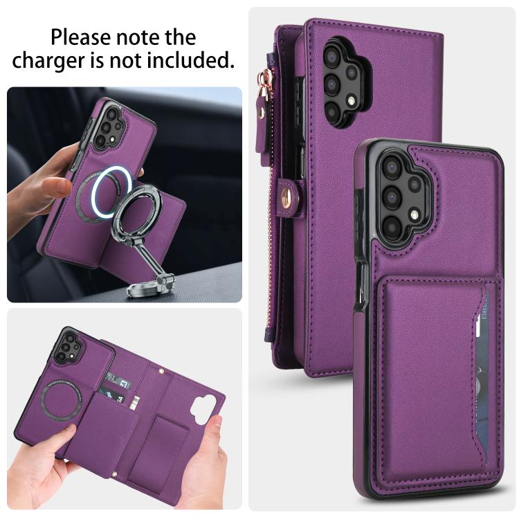 For Samsung Galaxy A13 4G / 5G Multifunctional Wallet Detachable Leather Phone Case with Lanyard