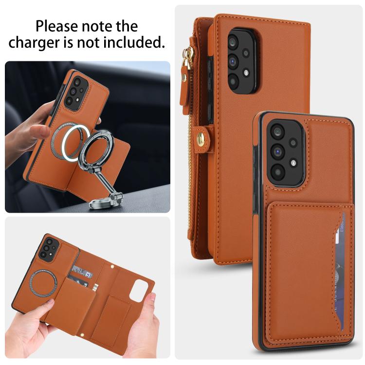 For Samsung Galaxy A52 5G Multifunctional Wallet Detachable Leather Phone Case with Lanyard