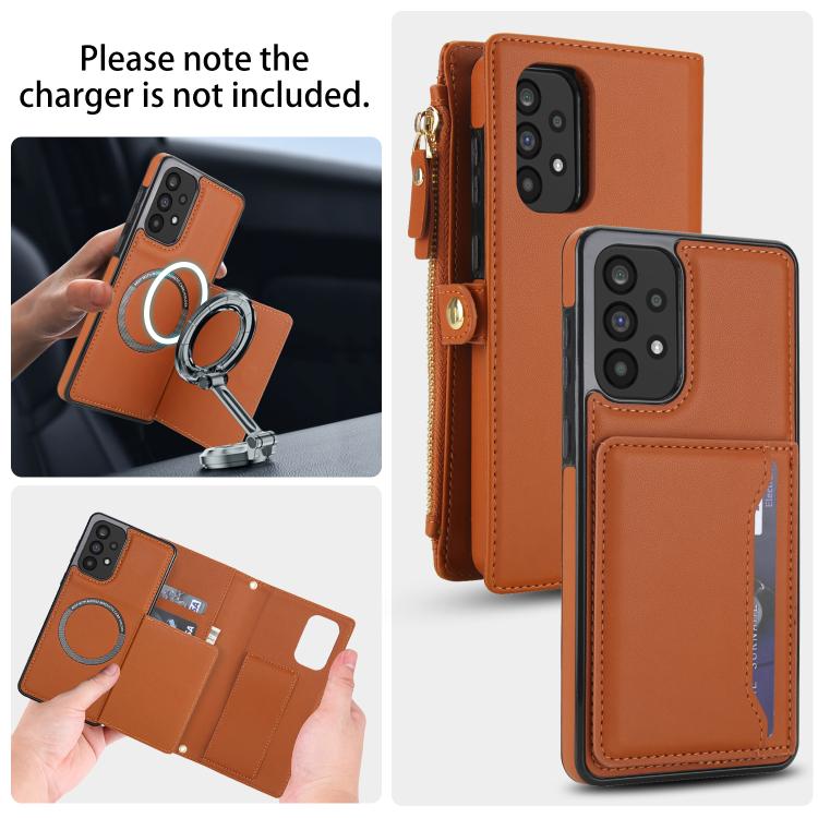 For Samsung Galaxy A53 5G Multifunctional Wallet Detachable Leather Phone Case with Lanyard