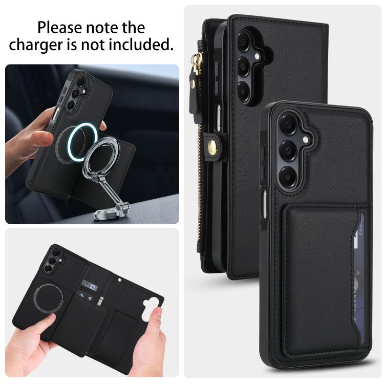 For Samsung Galaxy A54 5G Multifunctional Wallet Detachable Leather Phone Case with Lanyard