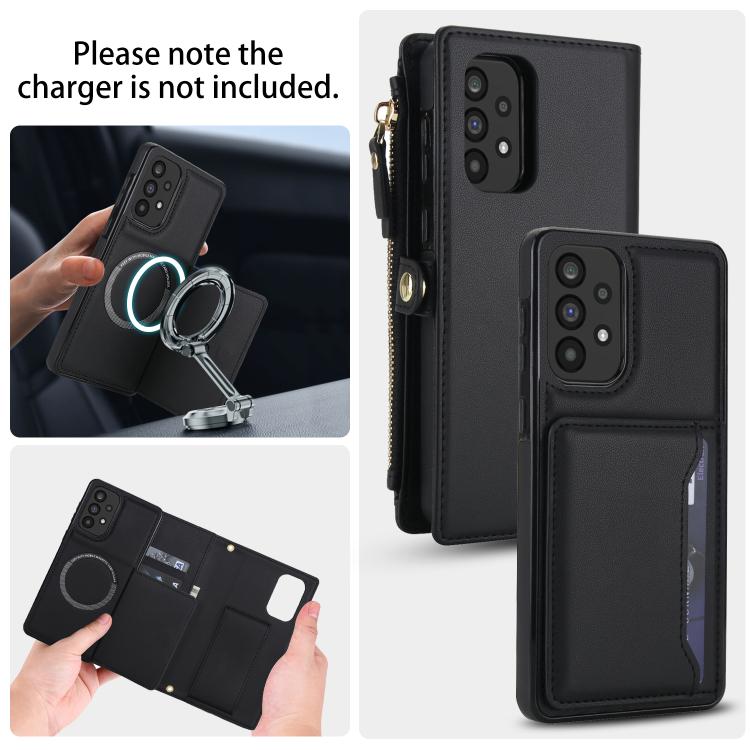 For Samsung Galaxy A72 5G Multifunctional Wallet Detachable Leather Phone Case with Lanyard