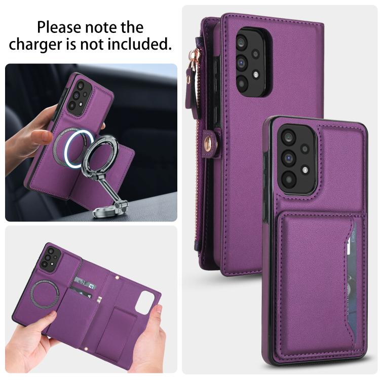 For Samsung Galaxy A72 5G Multifunctional Wallet Detachable Leather Phone Case with Lanyard