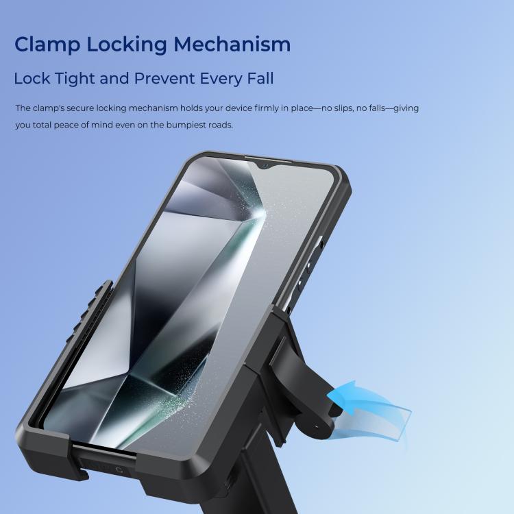 OUKITEL 360 Degree Rotating Adjustable Bicycle Phone Mount Holder - Black