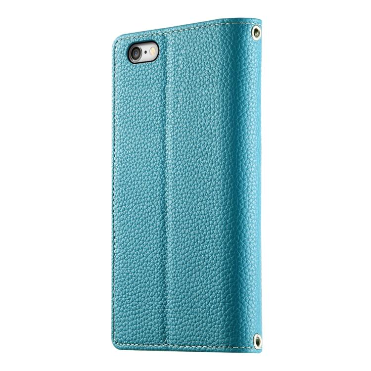 For iPhone SE 2022 / SE 2020 / 8 / 7 Stitching Multi-card Zipper Wallet Leather Phone Case with Short Strap