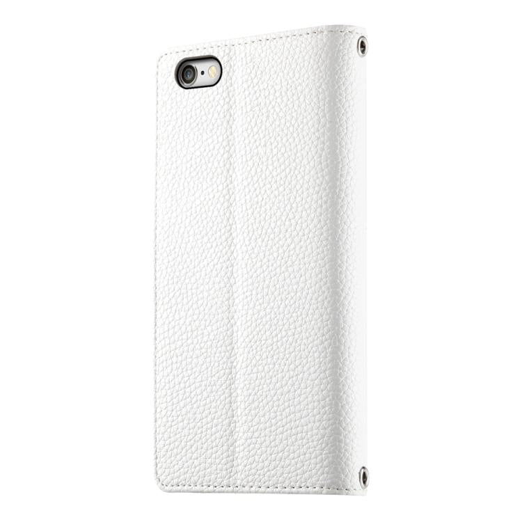 For iPhone SE 2022 / SE 2020 / 8 / 7 Stitching Multi-card Zipper Wallet Leather Phone Case with Short Strap