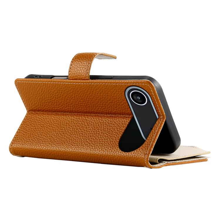 For iPhone Air Stitching Multi-card Zipper Wallet Leather Phone Case with Short Strap