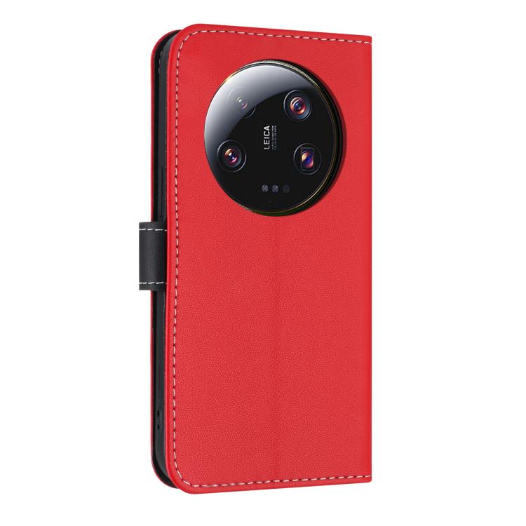 For Xiaomi 13 Ultra Metal Bow Leather Phone Case with Hand Strap