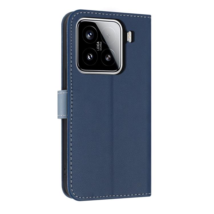 For Xiaomi 15 Metal Bow Leather Phone Case with Hand Strap