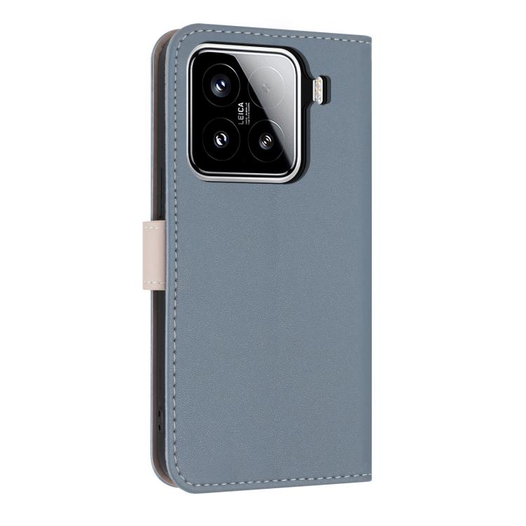 For Xiaomi 15 Metal Bow Leather Phone Case with Hand Strap