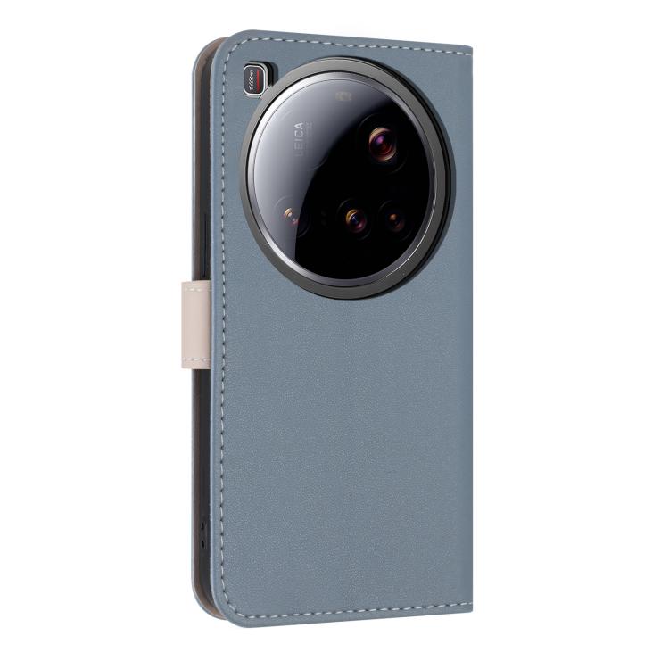 For Xiaomi 15 Ultra Metal Bow Leather Phone Case with Hand Strap