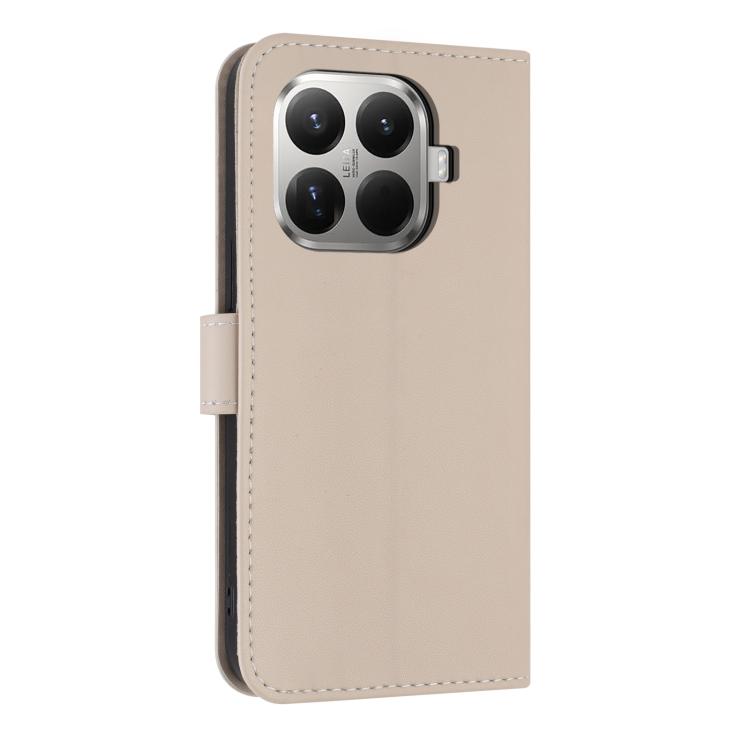 For Xiaomi 15T Pro 5G Metal Bow Leather Phone Case with Hand Strap