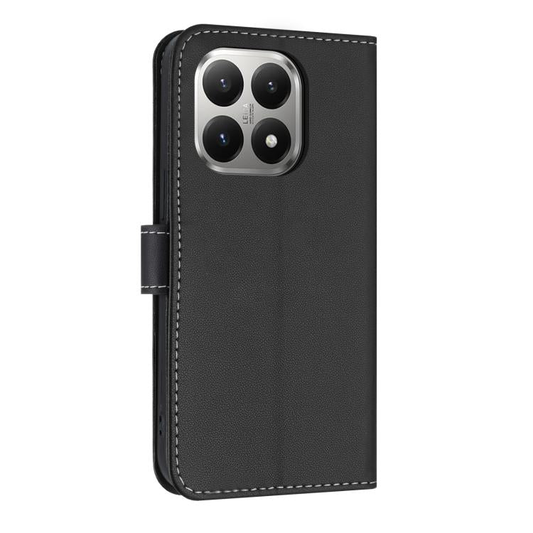 For Xiaomi 15T 5G Metal Bow Leather Phone Case with Hand Strap