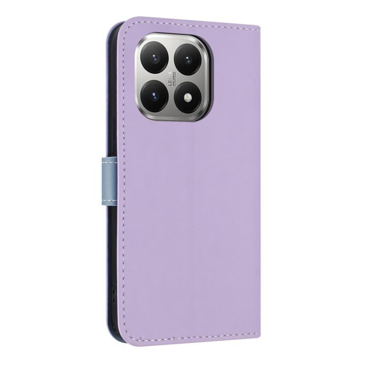 For Xiaomi 15T 5G Metal Bow Leather Phone Case with Hand Strap