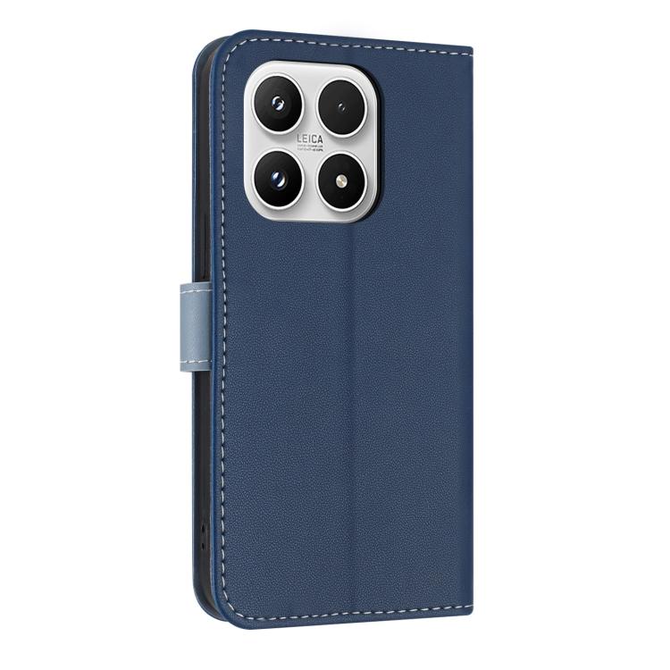 For Xiaomi 17 Metal Bow Leather Phone Case with Hand Strap