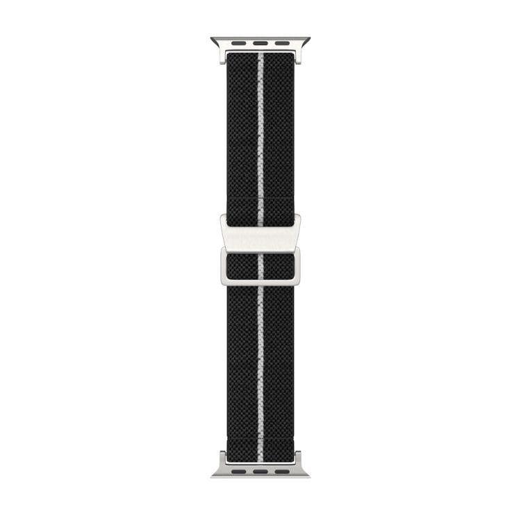 For Apple Watch 46mm / 49mm / 45mm / 44mm Dual-Color Nylon Watch Band