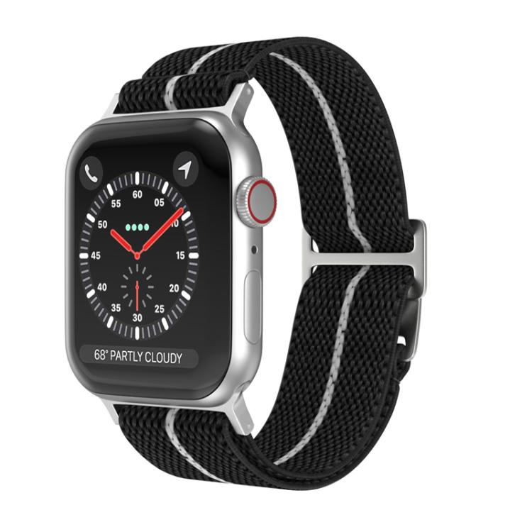 For Apple Watch 42mm / 41mm / 40mm / 38mm Dual-Color Nylon Watch Band