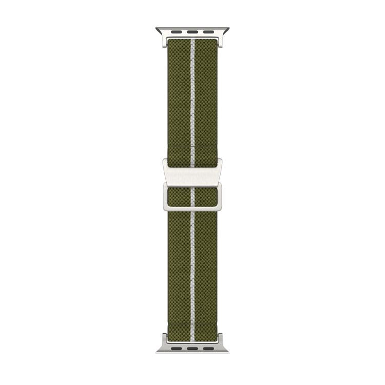For Apple Watch 42mm / 41mm / 40mm / 38mm Dual-Color Nylon Watch Band